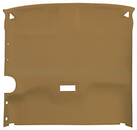 Vacuum Formed ABS Plastic Headliner for 1996-1999 Chevrolet/GMC 3-Door Extended Cab Truck [Foam Backing, Light Saddle]