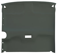 Vacuum Formed ABS Plastic Headliner for 1996-1999 Chevrolet/GMC 3-Door Extended Cab Truck [Foam Backing, Medium Dark Gray]