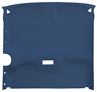 Vacuum Formed ABS Plastic Headliner for 1996-1999 Chevrolet/GMC 3-Door Extended Cab Truck [Foam Backing, Medium Blue]