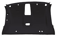 ABS Plastic Headliner for 1999-2006 Chevrolet/GMC 2-Door Standard Cab Truck [Overhead Console, w/Foam Backing, Black]
