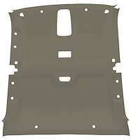 ABS Plastic Headliner for 1999-2006 Chevrolet/GMC 2-Door Extended Cab Truck [Overhead Console, w/Foam Backing, Shale]
