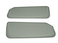 Sun Visors for 1988-1998 Chevrolet/GMC Truck [Madrid Grain Vinyl, Light Gray]