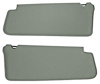 Sun Visors for 1992-1999 Chevrolet/GMC Truck [Foam Back Cloth, Light Gray]