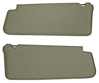 Sun Visors for 1992-1999 Chevrolet/GMC Truck [Foam Back Cloth, Smoke]