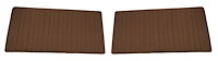 Front Door Panel Inserts for 1967-1972 Chevrolet/GMC Truck [Vertical Seams, Oxen and Madrid, Dark Saddle]