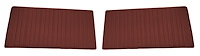 Front Door Panel Inserts for 1967-1972 Chevrolet/GMC Truck [Vertical Seams, Oxen and Madrid, Firethorne Red]