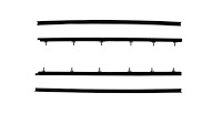 Inner & Outer Window Guide Felt Kit for 1968-1972 Chevrolet El Camino [4-Piece Original Style Material]
