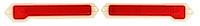 Rear Side Marker Light Lenses for 1970-1972 Chevrolet Monte Carlo