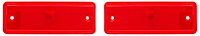 Rear Side Marker Light Lenses for 1978-1987 Chevrolet El Camino