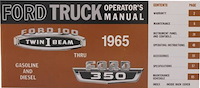 Owner's Manual for 1965 Ford F100, F250, F350 Trucks
