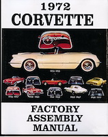 Factory Assembly Manual for 1972 Chevrolet Corvette