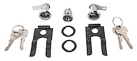 Trunk Lock Set for 1964-1966 Ford Mustang w/ Pony Keys