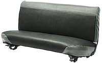 Bench Seat Upholstery for 1961-1966 Ford F-100/F-250/F-350 Standard Cab Truck [Light Gray Montana, Charcoal Sierra]