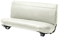 Bench Seat Upholstery for 1961-1966 Ford F-100/F-250/F-350 Standard Cab Truck [White Montana, White Sierra]