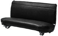 Bench Seat Upholstery for 1961-1966 Ford F-100/F-250/F-350 Standard Cab Truck [Sierra Vinyl, Black]