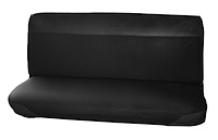Bench Seat Upholstery for 1961-1966 Ford F-100/F-250/F-350 Standard Cab Truck [Black Montana, Ebony Woven Cloth]