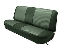 Bench Seat Upholstery for 1967-1972 Ford F-100/F-250/F-350 Standard Cab Truck [Dark Green Oxen Grain, Light Green Sierra]