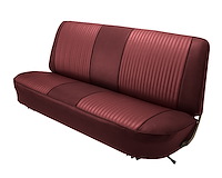 Bench Seat Upholstery for 1967-1972 Ford F-100/F-250/F-350 Standard Cab Truck [Maroon Oxen Grain, Maroon Sierra]