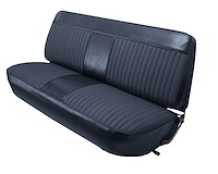 Front Bench Seat Upholstery for 1973-1979 Ford F-100/F-150/F-250/F-350 Standard/Crew Cab Truck [Navy Blue Corinthian Vinyl]