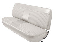Front Bench Seat Upholstery for 1973-1979 Ford F-100/F-150/F-250/F-350 Standard/Crew Cab Truck [Off White Corinthian Vinyl]