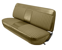 Front Bench Seat Upholstery for 1973-1979 Ford F-100/F-150/F-250/F-350 Standard/Crew Cab Truck [Sandalwood Corinthian Vinyl]