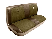 Bench Seat Upholstery for 1967-1972 Ford F-100/F-250/F-350 Standard Cab Truck [Saddle Oxen Grain, Palomino Madrid]