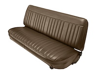 Bench Seat Upholstery Fits Select 1980-1986 Ford F-Series Standard Cab Truck [Corinthian Grain Vinyl, Ginger/Dark Saddle]
