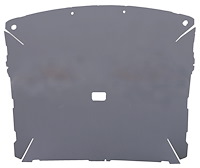 ABS Plastic Headliner for 1987-1996 Ford F-150, F-250 Standard Cab Truck [Foambacked Cloth, Medium Opal]