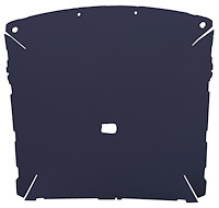 ABS Plastic Headliner for 1987-1996 Ford F-150, F-250 Extended Cab Truck [Foambacked Cloth, Navy]