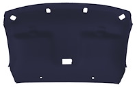 ABS Plastic Headliner for 1997-1999 Ford F-150, F-250 Standard Cab Truck [Foambacked Cloth, Dark Blue]