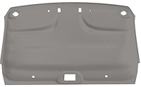 ABS Plastic Headliner for 1997-1999 Ford F-150, F-250 Standard Cab Truck [Foambacked Cloth, Ox Gray]