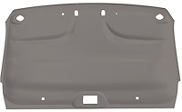 ABS Plastic Headliner for 1997-1999 Ford F-150, F-250 Standard Cab Truck [Foambacked Cloth, Medium Graphite]