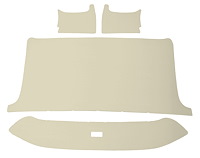 ABS Plastic Headliner for 1965-1966 Ford F-100, F-250, F-350 Standard Cab Truck [Corinthian Grain Vinyl, Off White]
