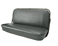 Front Bench Seat Upholstery for 1947-1955 (1st Series) Chevrolet/GMC Standard Cab Truck [Smooth, Without Pleats, Charcoal]