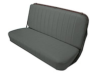 Front Bench Seat Upholstery for 1947-1955 (1st Series) Chevrolet/GMC Standard Cab Truck [With Pleats, Charcoal]