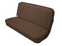 Front Bench Seat Upholstery for 1947-1955 (1st Series) Chevrolet/GMC Standard Cab Truck [With Pleats, Dark Saddle]