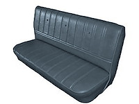 Front Bench Seat Upholstery for 1973-1980 Chevrolet/GMC Standard Cab Truck [Stationary Backrest, Medium Blue]
