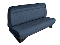 Front Bench Seat Upholstery for 1988-1996 Chevrolet/GMC Standard Cab Truck [No Headrest, Royal Blue/Royal Blue]
