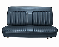 Bench Seat Upholstery for 1982-1993 Chevrolet S-10, GMC S-15, Sonoma Standard Cab Truck [Sierra Vinyl, Medium Blue]