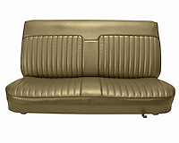 Bench Seat Upholstery for 1982-1993 Chevrolet S-10, GMC S-15, Sonoma Standard Cab Truck [Sierra Vinyl, Palomino]