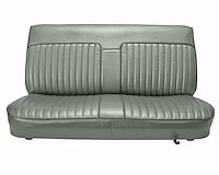 Bench Seat Upholstery for 1982-1993 Chevrolet S-10, GMC S-15, Sonoma Standard Cab Truck [Montana Vinyl, Medium Gray]