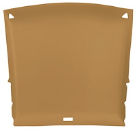 ABS Plastic Headliner for 1982-1993 Chevrolet S-10, GMC S-15, Sonoma 2-Door Extended Cab Truck [Foambacked Cloth, Light Saddle]