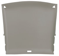 ABS Plastic Headliner for 1982-1993 Chevrolet S-10, GMC S-15, Sonoma 2-Door Extended Cab Truck [Foambacked Cloth, Light Gray]