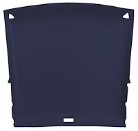 ABS Plastic Headliner for 1982-1993 Chevrolet S-10, GMC S-15, Sonoma 2-Door Extended Cab Truck [Foambacked Cloth, Navy Blue]