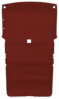 ABS Plastic Headliner for 1983-1991 GMC S-15 Jimmy, 1983-1993 Chevrolet S-10 Blazer [2-Door, Foambacked Cloth, Red]