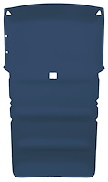 ABS Plastic Headliner for 1983-1991 GMC S-15 Jimmy, 1983-1993 Chevrolet S-10 Blazer [2-Door, Foambacked Cloth, Medium Blue]