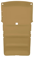 ABS Plastic Headliner for 1983-1991 GMC S-15 Jimmy, 1983-1993 Chevrolet S-10 Blazer [2-Door, Foambacked Cloth, Light Saddle]