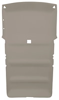 ABS Plastic Headliner for 1983-1991 GMC S-15 Jimmy, 1983-1993 Chevrolet S-10 Blazer [2-Door, Foambacked Cloth, Light Gray]