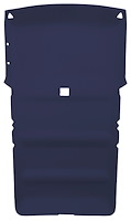 ABS Plastic Headliner for 1983-1991 GMC S-15 Jimmy, 1983-1993 Chevrolet S-10 Blazer [2-Door, Foambacked Cloth, Navy Blue]