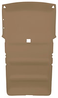 ABS Plastic Headliner for 1983-1991 GMC S-15 Jimmy, 1983-1993 Chevrolet S-10 Blazer [2-Door, Foambacked Cloth, Dark Beige]